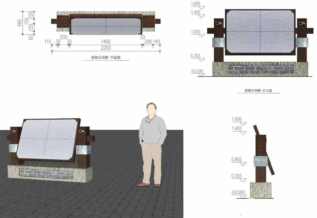 標識牌、景物介紹牌規劃設計