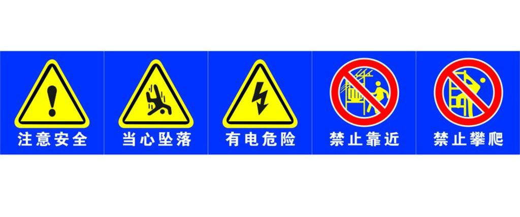 建筑施工現場標識、標牌